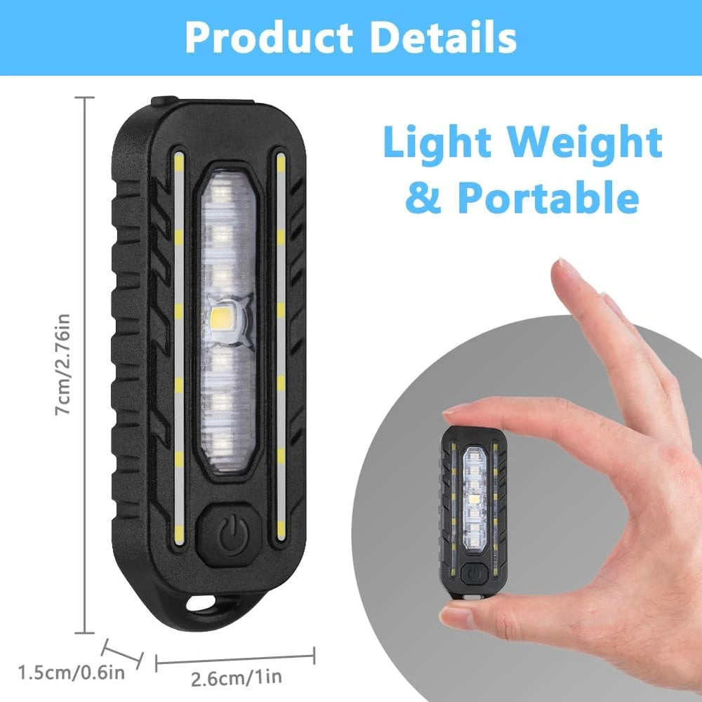 Luz LED Recargable con Clip para Correr