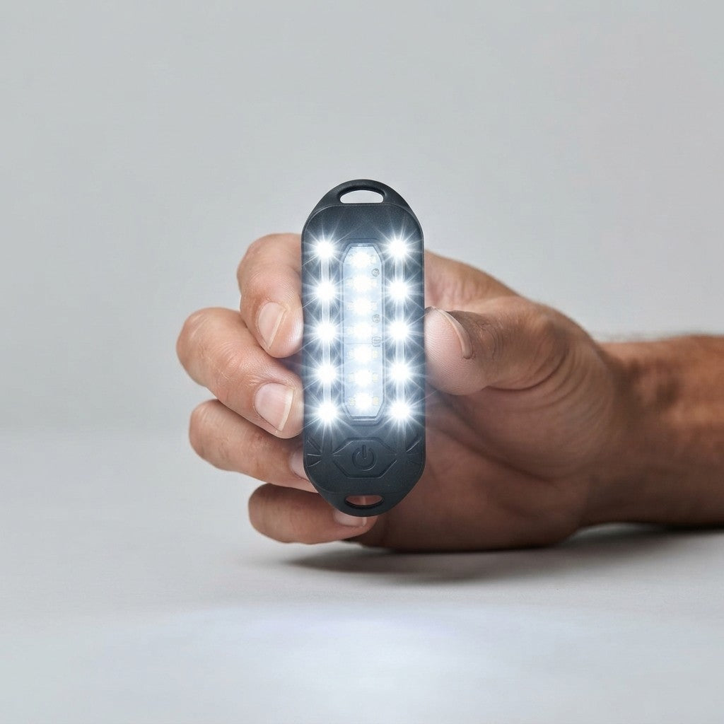 Luz LED Recargable con Clip para Correr